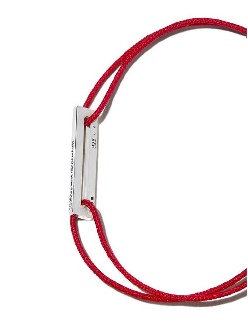Le Gramme Le 1.7g perforated cord bracelet
