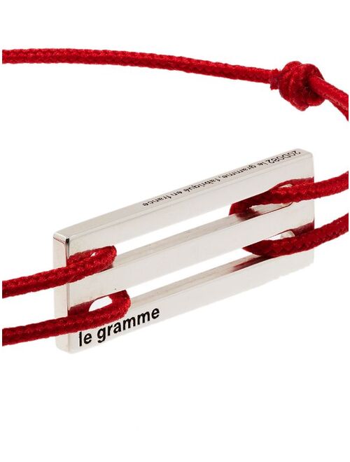 Le Gramme Le 2.5g cord bracelet