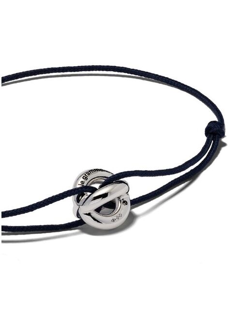 Le Gramme maillon cord bracelet