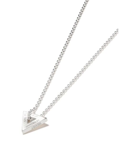 Le Gramme Triangle 0.5 necklace