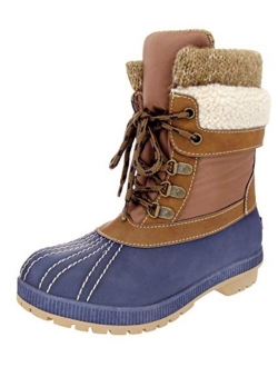 Womens Mitten Cold Weather Duck Boot for Snow