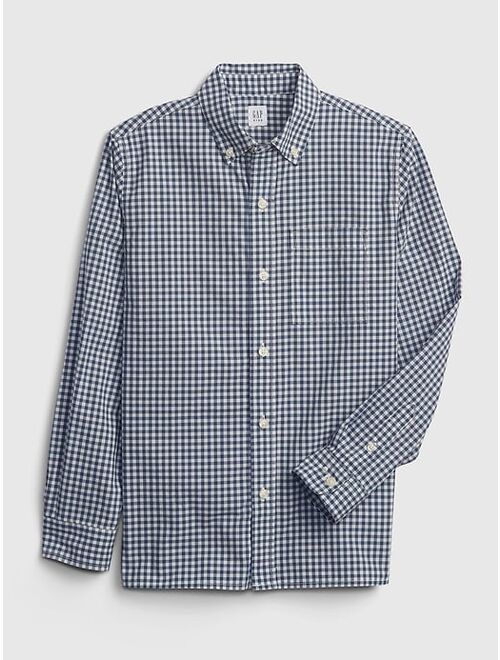 GAP Kids Plaid Button-Down Shirt