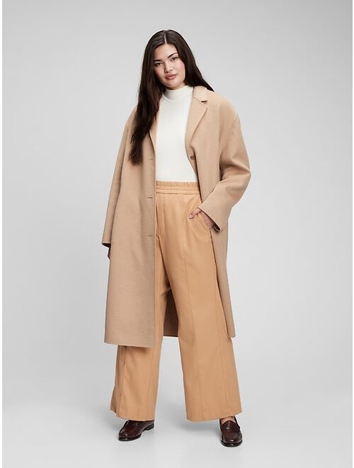 GAP High Rise Recycled Pleated Wide-Leg Pants