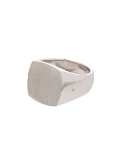 sterling silver Cushion signet ring