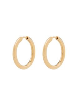 9K yellow gold Classic hoop earrings