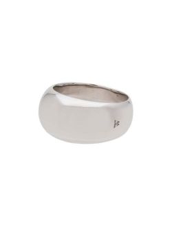 silver Ice band ring