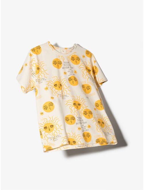 Mini Rodini Moon and Sun-print T-shirt