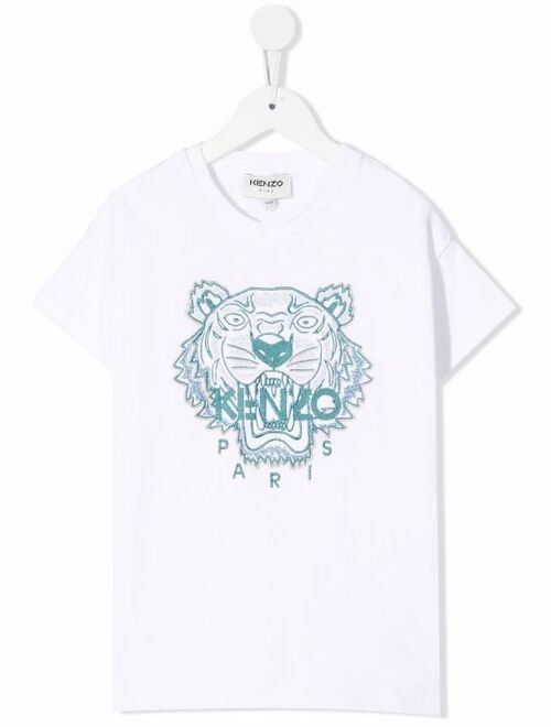 Kenzo Kids embroidered-logo T-shirt