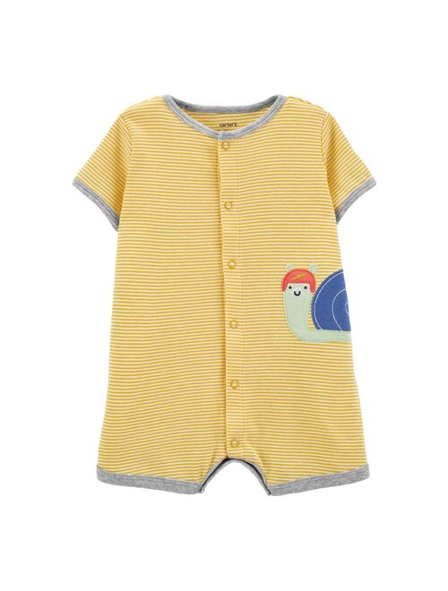 Baby Carter's Snail Snap-Up Romper