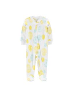 Baby Carter's Easter 2-Way Zip Footed Pajamas