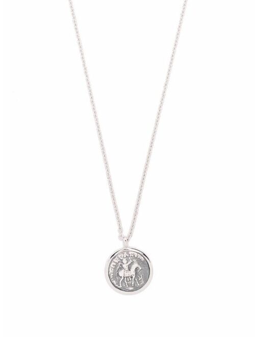 Tom Wood Coin Pendant sterling-silver short necklace