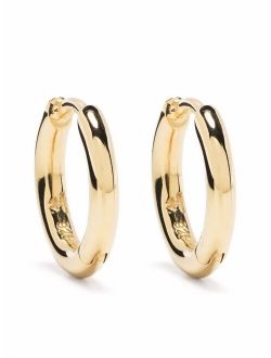 Classic gold-plated sterling-silver small hoops