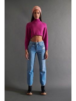 High-Waisted Skinny Straight Jean