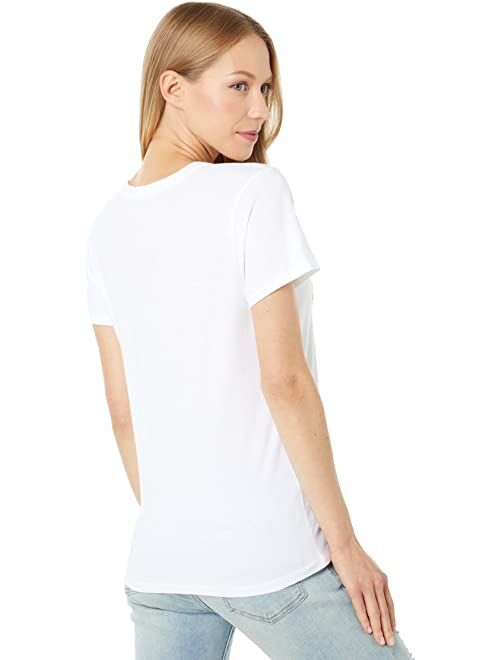 Lucky Brand Lucky Embroidered Classic Crew
