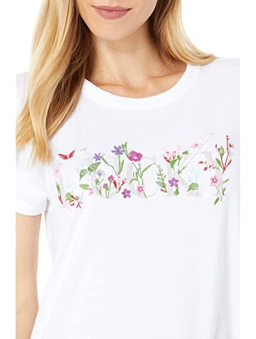 Lucky Brand Lucky Embroidered Classic Crew