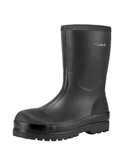 Rain Boots for Men Rubber Boots Muck Mud Boots Hunting Shoes Outdoor