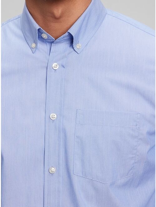 GAP Eco CoolMax™ Poplin Shirt in Untucked Fit