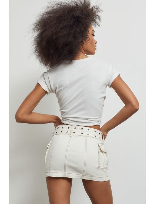 Urban Outfitters UO Joan Belted Mini Skirt