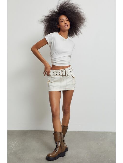 Urban Outfitters UO Joan Belted Mini Skirt