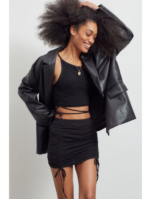 Urban Outfitters UO Nelly Cinched Mini Skirt