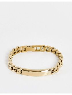 chain bracelet in gold