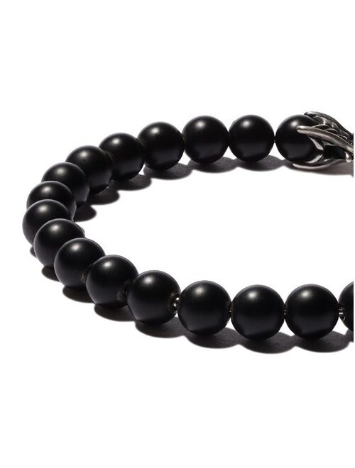 David Yurman Spiritual Beads black onyx bracelet