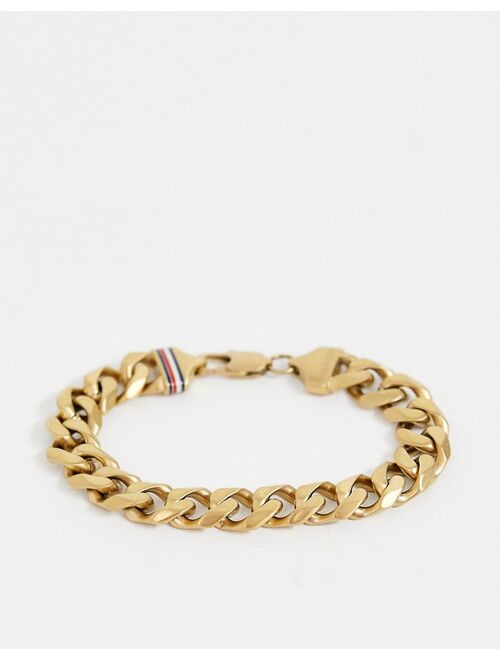 Tommy Hilfiger chain link bracelet in gold
