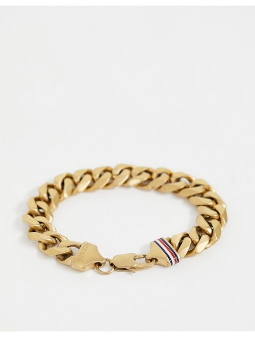 Tommy Hilfiger chain link bracelet in gold