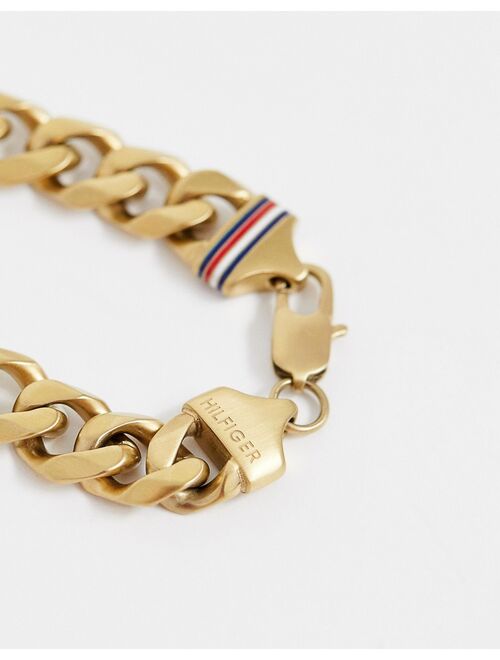 Tommy Hilfiger chain link bracelet in gold