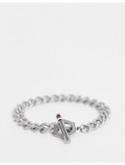 chain bracelet in silver