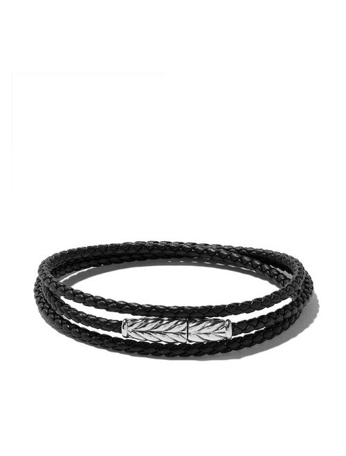 David Yurman Chevron triple-wrap bracelet