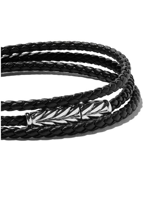 David Yurman Chevron triple-wrap bracelet
