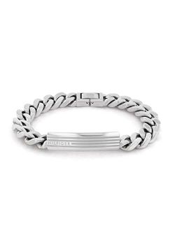 Men's Jewelry ID Chain Bracelet Color: Silver (Model: 2790345)