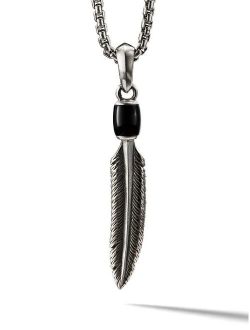 feather amulet pendant