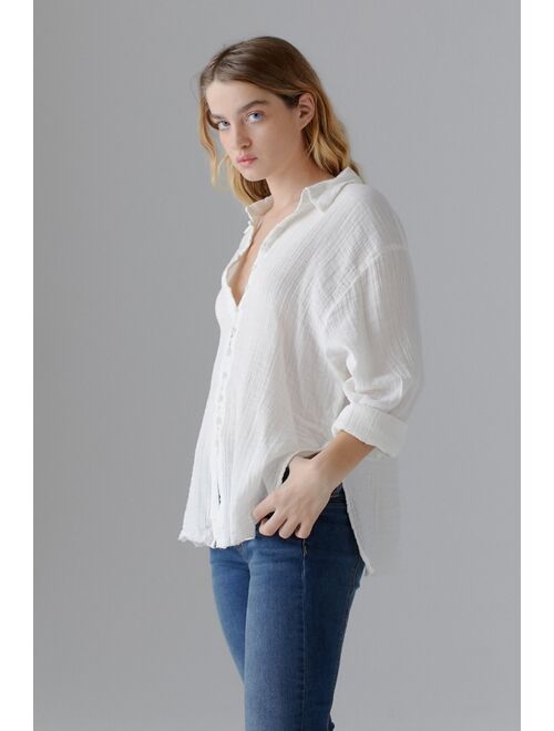Urban Outfitters UO Addison Button-Front Blouse