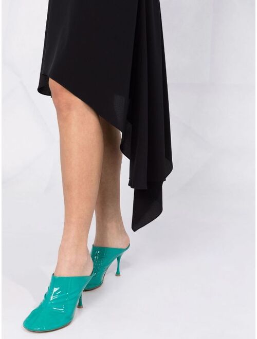 Givenchy asymmetric midi skirt
