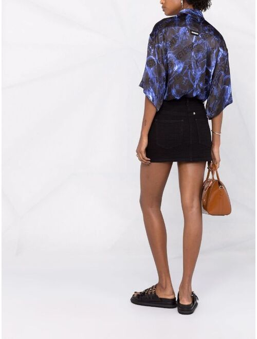 Givenchy logo-monogram mini skirt