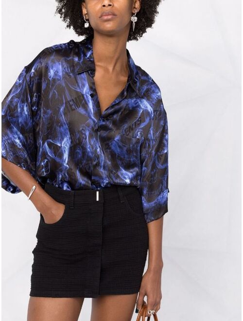 Givenchy logo-monogram mini skirt