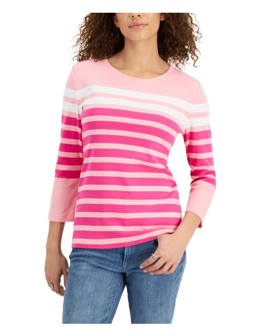 Tommy Hilfiger Striped Cotton T-Shirt