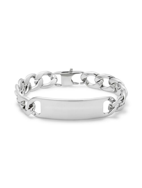 Eves's jewelry Eve's Jewelry Men's Stainless Steel Curb Link Id Bracelet