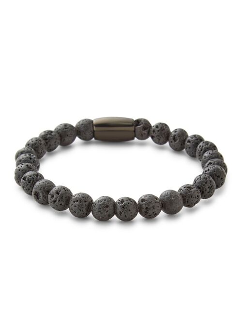 Eves's jewelry Eve's Jewelry Men's Lava Rock Bead Bracelet