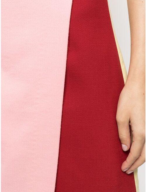Dolce & Gabbana colour-block high-waisted skirt