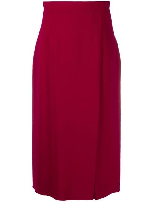 Dolce & Gabbana high-waist slit midi skirt