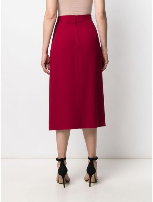 Dolce & Gabbana high-waist slit midi skirt