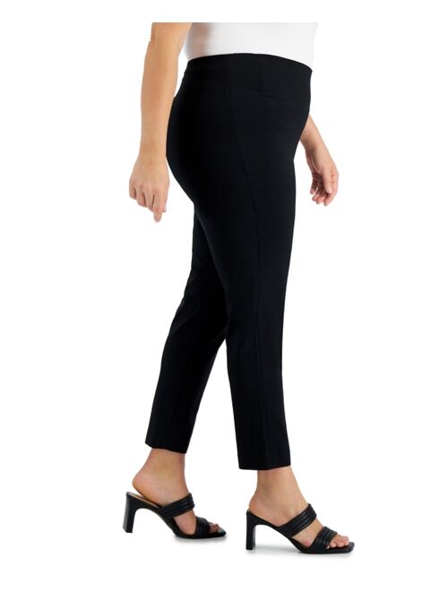 Alfani Plus Size Pull-On Skinny Pants, Created for Macy's