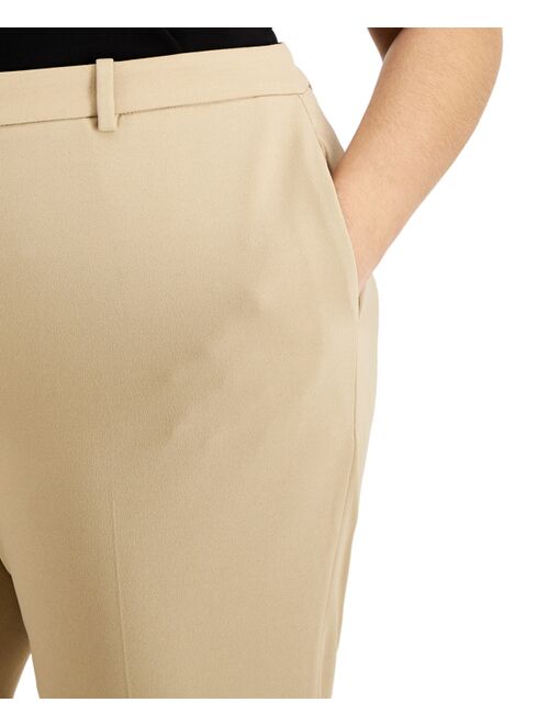 Alfani Plus Size Slit-Cuff Pants, Created for Macy's