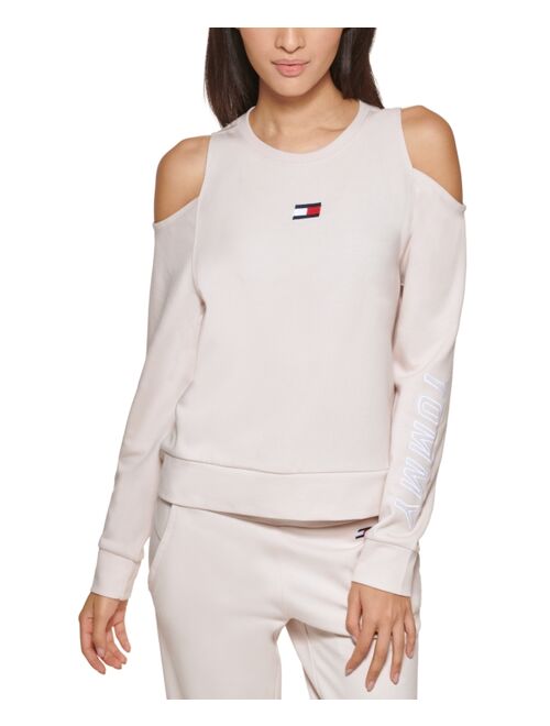Tommy Hilfiger Sport Women's Cold-Shoulder Sweatshirt