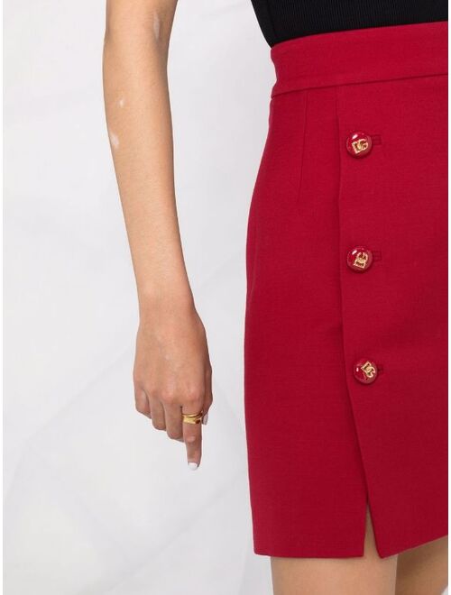 Dolce & Gabbana high-waisted A-line skirt