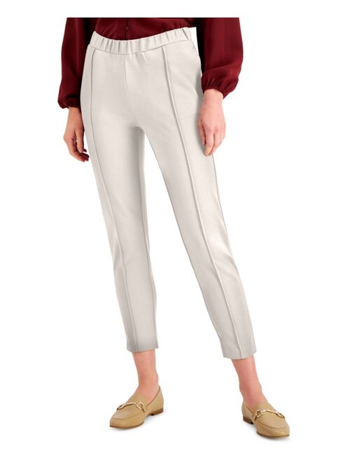 Alfani Petite Solid Seamed Cropped Pants, Created for Macy's