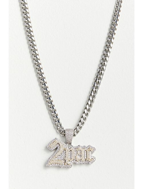 Urban outfitters King Ice X 2Pac Logo Necklace